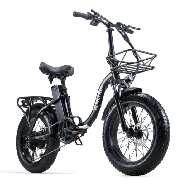 Burchda Electric Bike: Step-Thru Design for Easy Riding