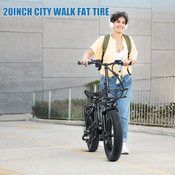 Burchda Electric Bike: Step-Thru Design for Easy Riding