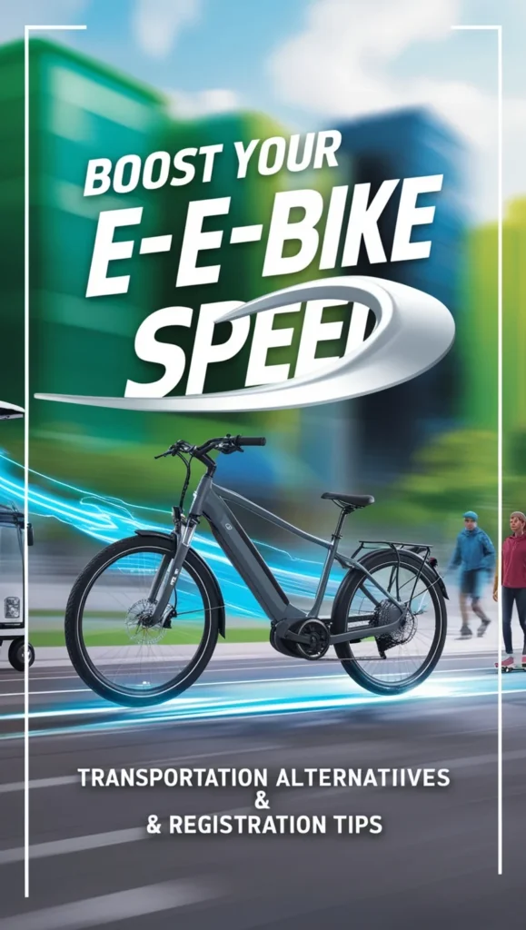 Boost Your E-Bike Speed: Transportation Alternatives & Registration Tips