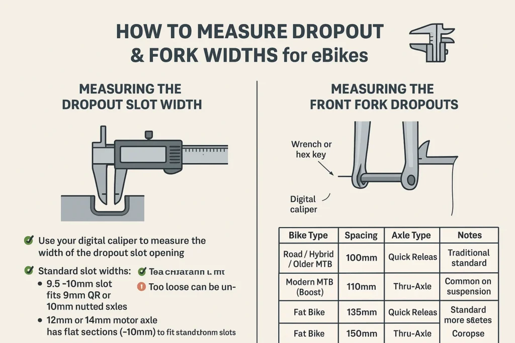Ebike Dropout Spacing: Measure Rear Fork - Complete Guide