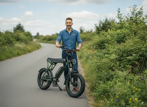 Electric Cycle: Emotorad Ranger, Removable Battery & Indicator