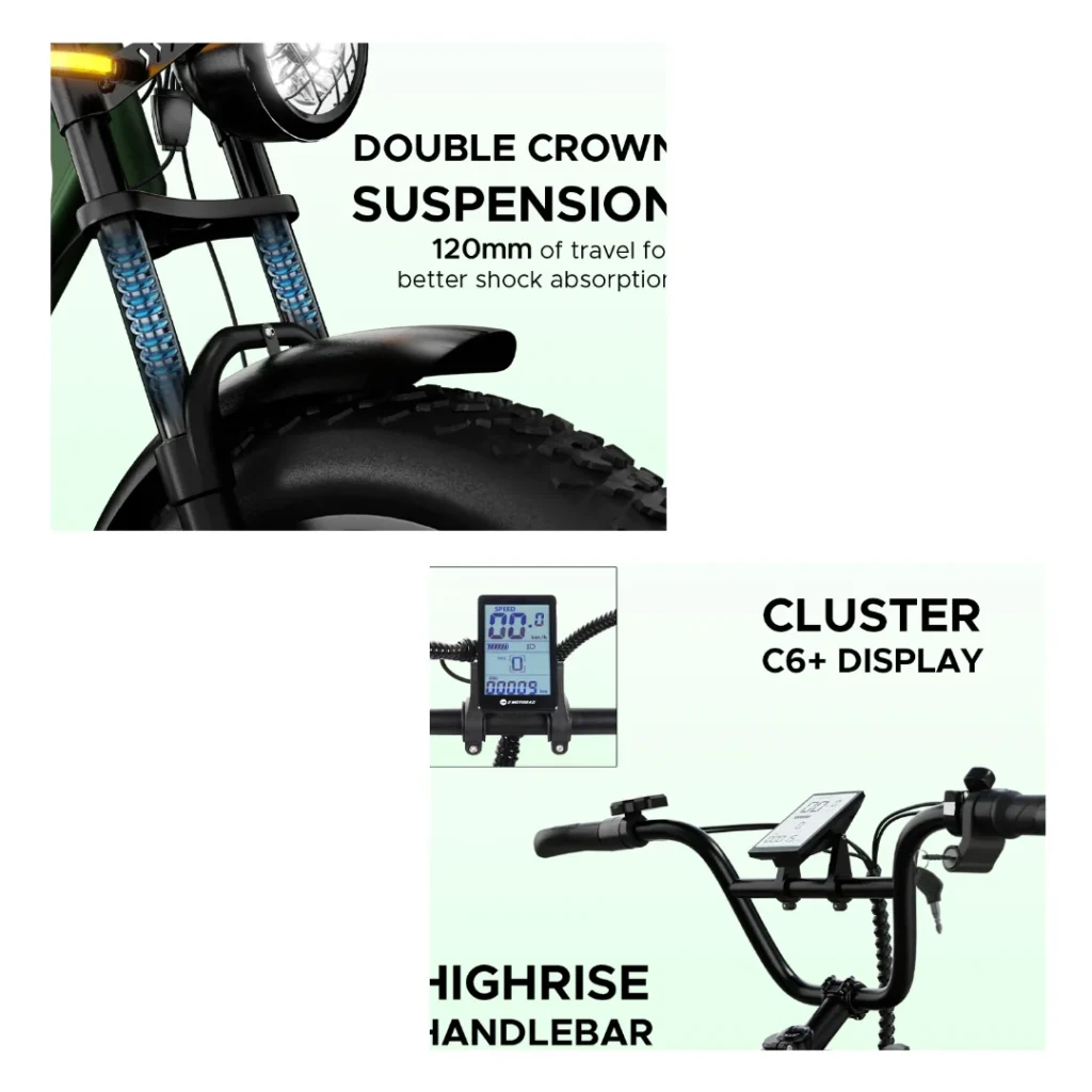 Electric Cycle: Emotorad Ranger, Removable Battery & Indicator